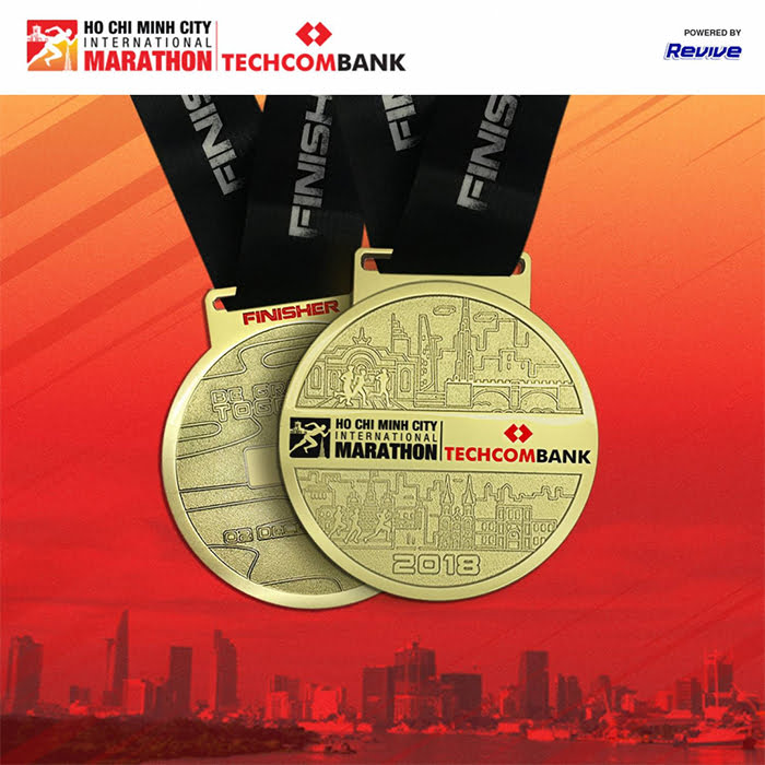 huy chuong techcombank hochiminh marathon medal 1